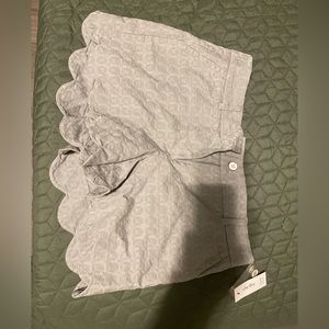 Crown and Ivy size 10 with a 4” inseam gray NWT